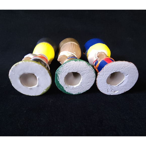 Vintage JWA Joan Walsh Soldiers Lot of 3 Ceramic Christmas Ornaments 1979 Japan - Picture 5 of 5